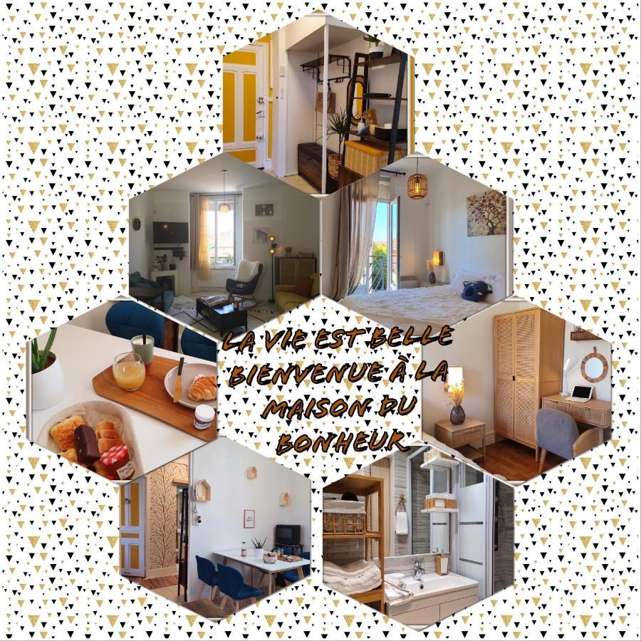Maison Du Bonheur L Art De Vivre A La Francaise Logement Entier Avec Parking Sainte-Savine Zewnętrze zdjęcie