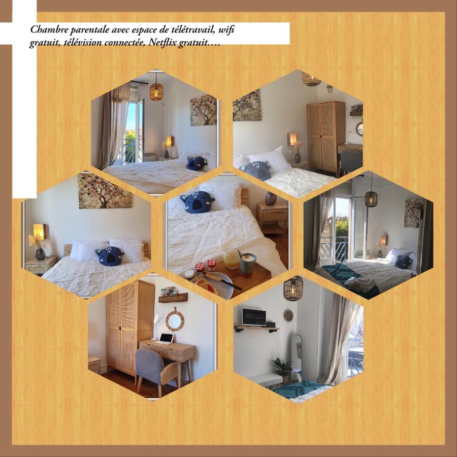 Maison Du Bonheur L Art De Vivre A La Francaise Logement Entier Avec Parking Sainte-Savine Zewnętrze zdjęcie